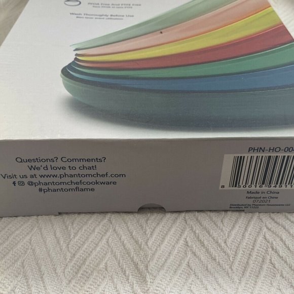 PHANTOM CHEF 8" Fry Pan in Navy Blue NEW in Box - Picture 7 of 9